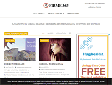 Tablet Screenshot of firme365.ro